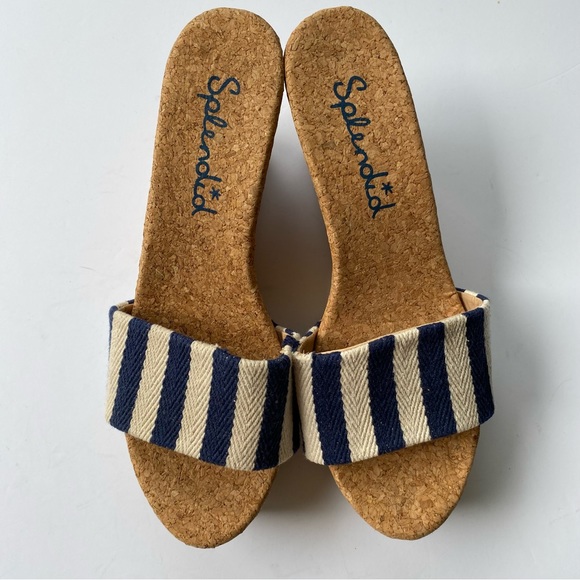 Splendid Cork Wedge Sandals - Picture 3 of 6
